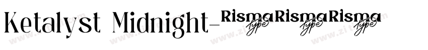 Ketalyst Midnight字体转换